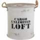  Бочка декоративная Cargo Loft YA11185L Білий