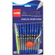 Set of ballpoint pens Cello MAXRITER blue 10 pcs + 1 pen as a gift!