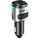 FM transmitter Gelius Pro RGB-QC GP-FMT040 Black/Silver (2099900784835)