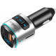 FM transmitter Gelius Pro RGB-QC GP-FMT040 Black/Silver (2099900784835)