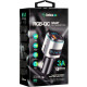 FM transmitter Gelius Pro RGB-QC GP-FMT040 Black/Silver (2099900784835)