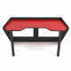 Ergonomic gaming desk Geroy Zeus red+black