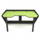 Ergonomic gaming desk Geroy Zeus green+black