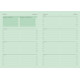 Weekly planner 4Profi format A6 Dated 2022 96 sheets yellow 904808