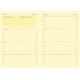 Weekly planner 4Profi format A6 Dated 2022 96 sheets yellow 904808