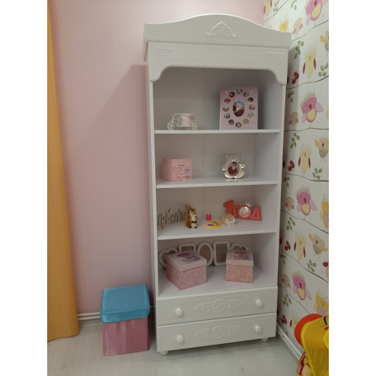 Shelf for girls Furniture UA Assol Provence Belle White Oak/White (51021)