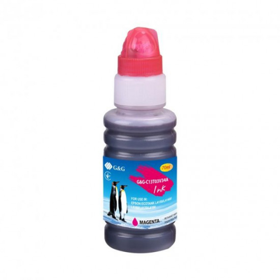 G&G ink container for Epson L4150/L4160/L6160/L6170/L6190 magenta (G&G-C13T03V34A)