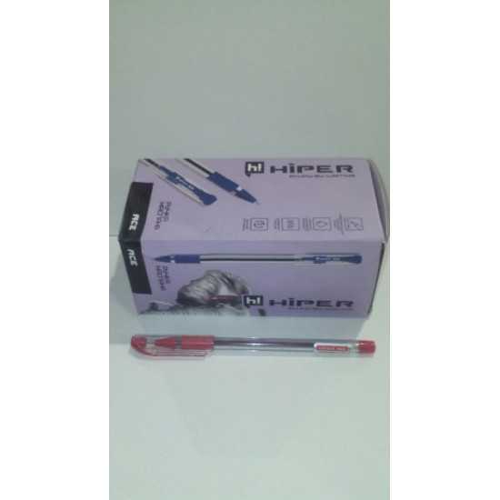 Hiper Ace oil pen, 0.7mm, red, price per pack. 50pcs(HO-515cr)