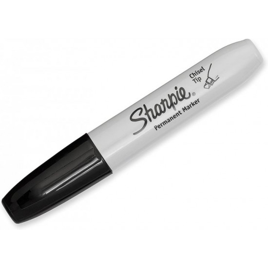 Permanent marker Sharpie Permanent Markers, Chisel Tip Black (??38201-1)