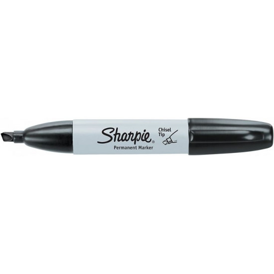 Permanent marker Sharpie Permanent Markers, Chisel Tip Black (??38201-1)