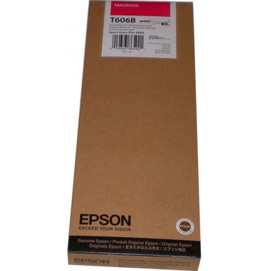  Картридж Epson для Stylus Pro 4800 Magenta (C13T606B00) повышенной емкости