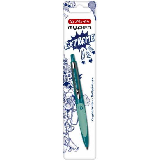 Ballpoint pen Herlitz My.Pen Extreme Light Green Green body Blue (50028351)