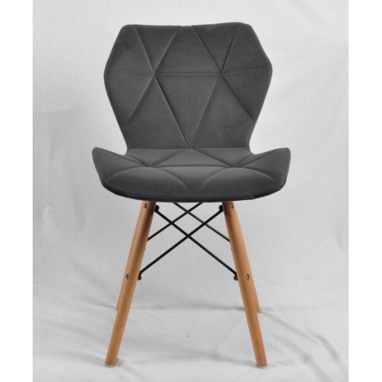 Dining chair Onder Metal GREG B-T gray