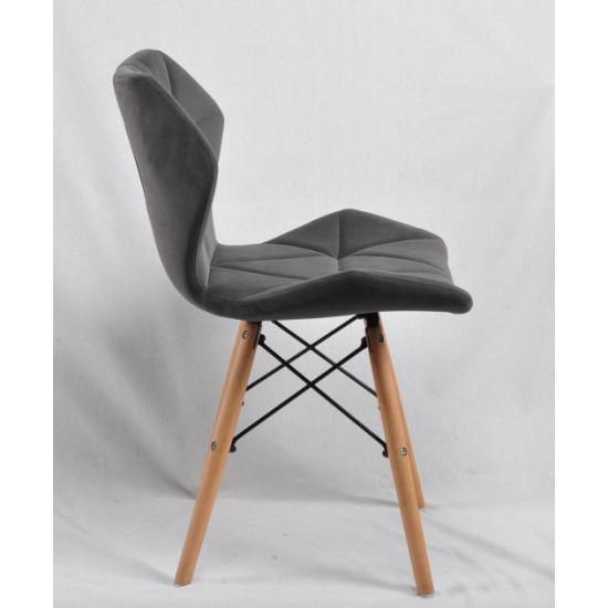 Dining chair Onder Metal GREG B-T gray