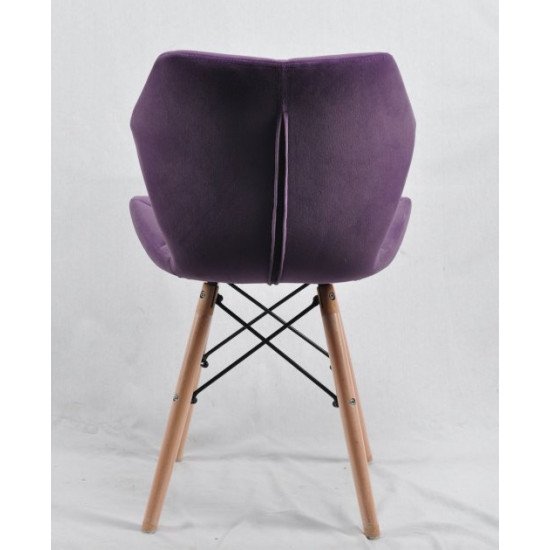 Dining chair Onder Metal GREG B-T purple