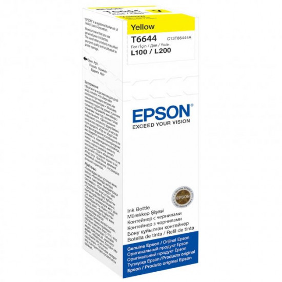 Контейнер із чорнилом Epson L100/L200 yellow (C13T66444A)