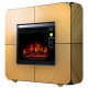 Electric fireplace with portal ArtiFlame CUBE AF23S LIGHT OAK (with sound)