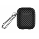  Силиконовый чехол Primo Carbon Fiber для AirPods 2 - Black