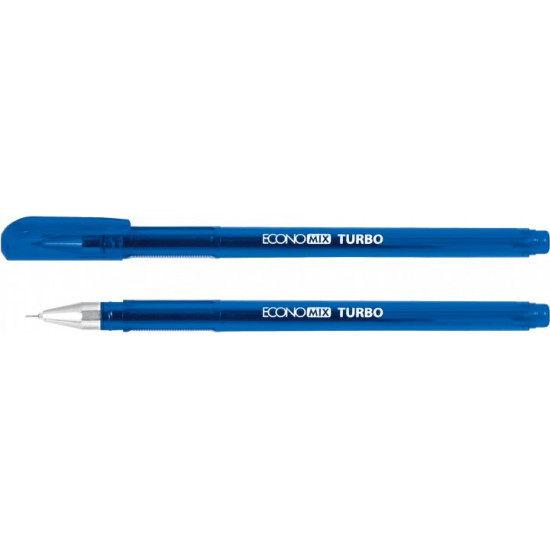 Set of gel pens Economix Turbo 0.5 mm Blue 12 pcs (E11911-02)