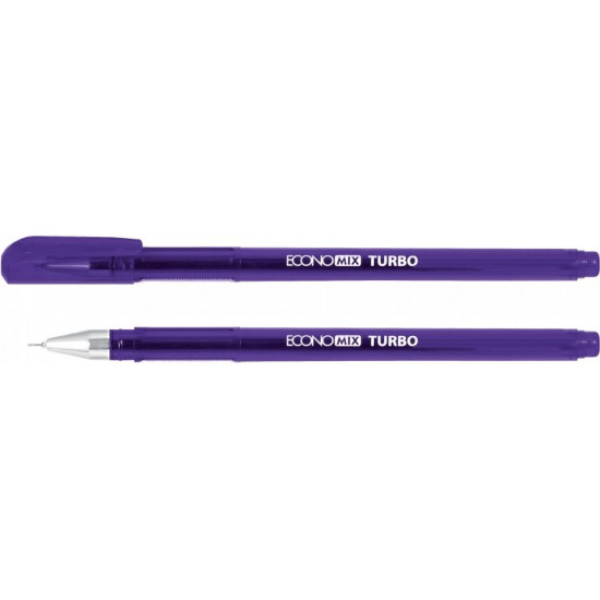 Set of gel pens Economix Turbo 0.5 mm Purple 12 pcs (E11911-12)