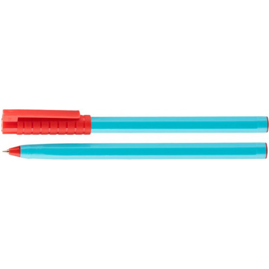 Set of ballpoint pens Optima Hype 0.7 mm Red 50 pcs (O15688)