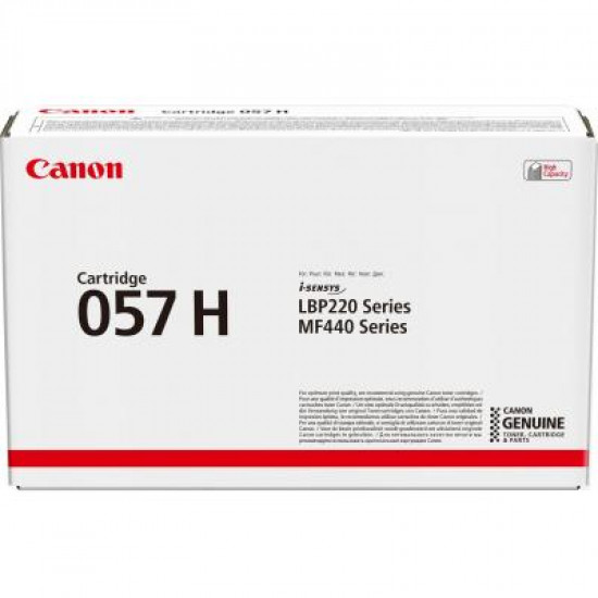 Canon 057H Black 10K cartridge (3010C002). 48626