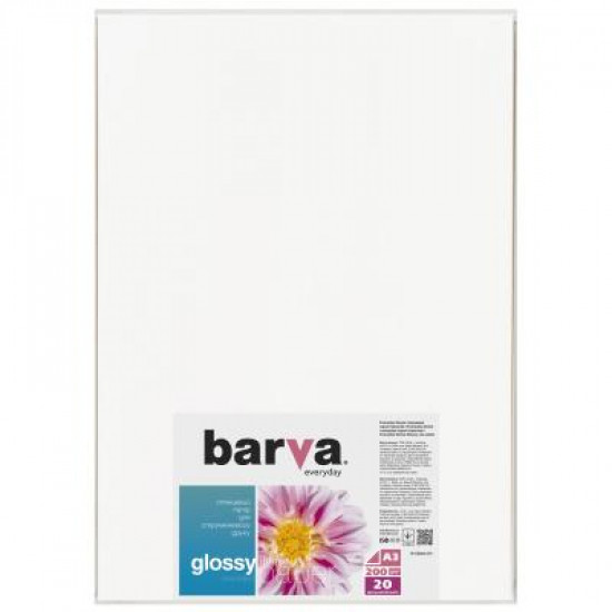 Папір Barva A3 Everyday Glossy 200г, 20л (IP-CE200-279). 48492