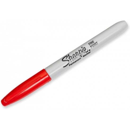 Permanent markers Sharpie Permanent Markers, Fine Point Red 12 pcs. (?30002)