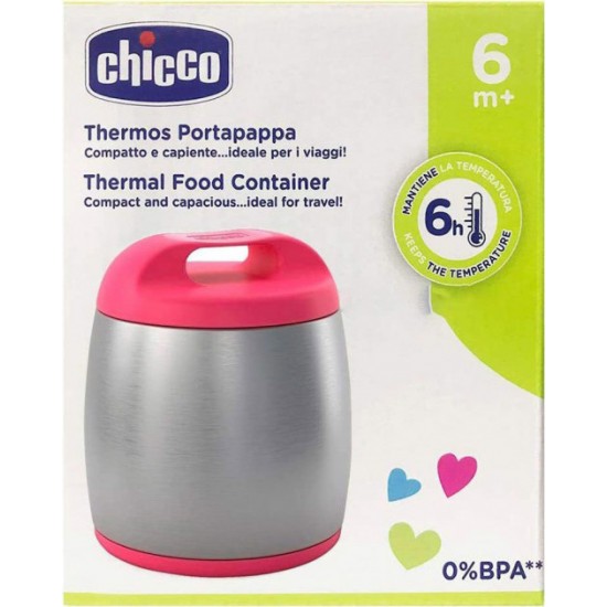 Thermal container for baby food Chicco Pink 350 ml (60182.10)