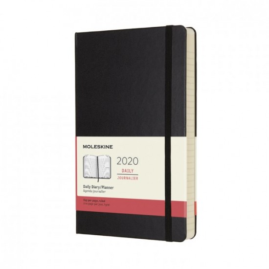  Щоденник Moleskine 2020 середній / Чорний (8058647628721)