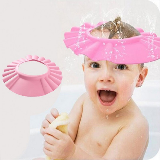  Козырёк для мытья головы EVA Baby Child Bath N-DS9 (розовый)