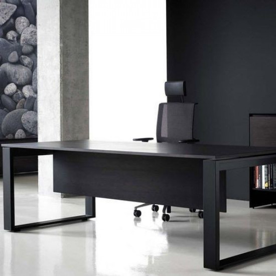 Desk in Loft style black 800*2000