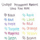 Markers permanent liners Sharpie Permanent Markers, Ultra Fine Point 12 pcs. (37175PP)