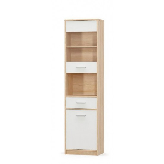 Case display case 1В1Д1Ш Mebel-Service Tips oak Samoa/white matte