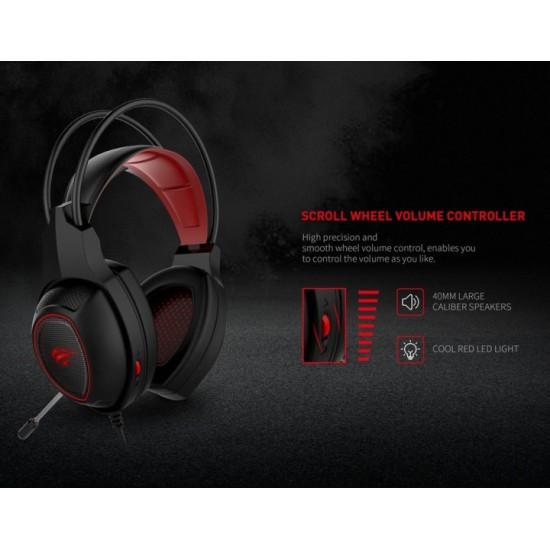 Gaming headphones with microphone HAVIT HV-H2239d USB + 3.5mm