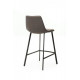 Half-bar chair artificial leather Vetro Mebel B-16 gray antique