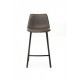 Half-bar chair artificial leather Vetro Mebel B-16 gray antique