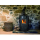 Turbo stove-fireplace. Duval EM-5127BL