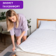 Quilted mattress cover Delight Relax 70x200 cm White (MP.RL200-1)