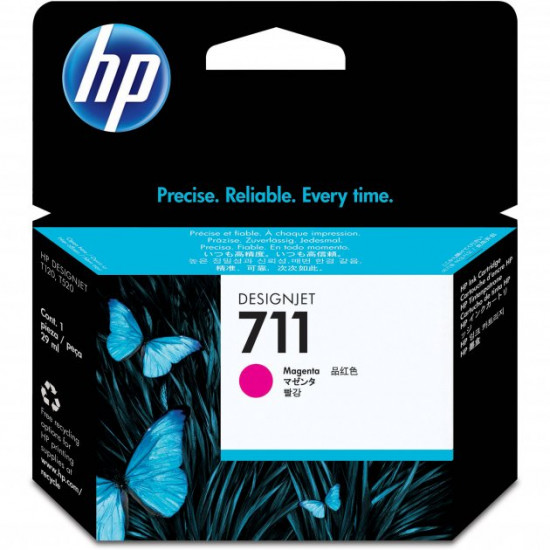 Cartridge for HP Designjet T120 HP 711 Magenta CZ131A