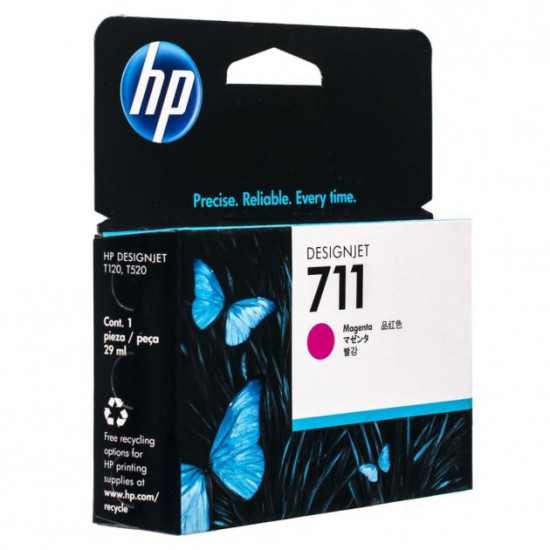 Cartridge for HP Designjet T120 HP 711 Magenta CZ131A