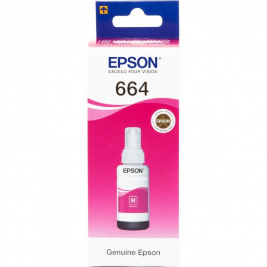  Чернила для Epson L486 Epson 664 Magenta 70мл C13T66434A