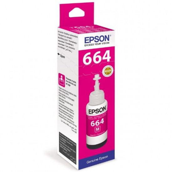 Чорнило для Epson L132 Epson 664 Magenta 70мол C13T66434A