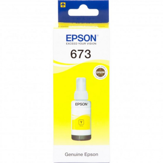  Чернила для Epson L805 Epson 673 Yellow 70мл C13T67344A