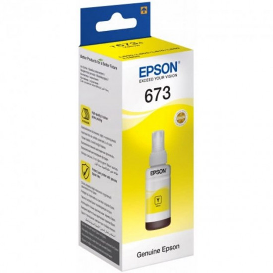  Чернила для Epson L805 Epson 673 Yellow 70мл C13T67344A