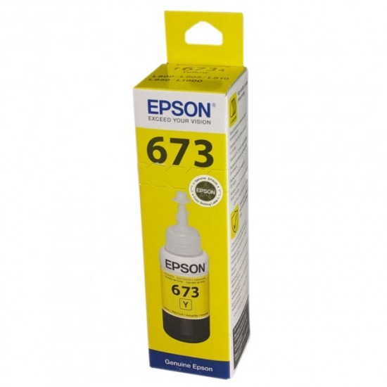  Чернила для Epson L805 Epson 673 Yellow 70мл C13T67344A