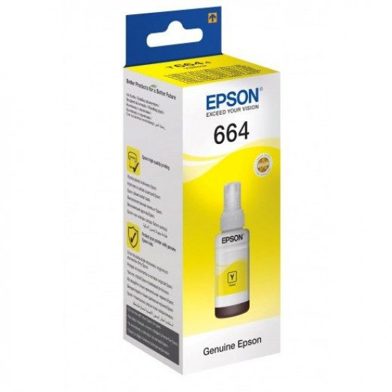 Чорнило для Epson L110 Epson 664 Yellow 70мл C13T66444A