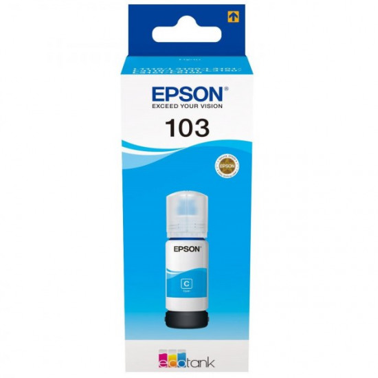  Чернила для Epson L3151 Epson 103 Cyan 65мл C13T00S24A