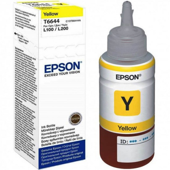  Чернила для Epson L456 Epson 664 Yellow 70мл C13T66444A