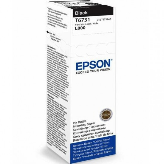  Чернила для Epson L805 Epson 673 Black 70мл C13T67314A